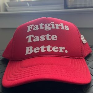 ‼️SOLD‼️Fatgirls Taste Better Red Cap